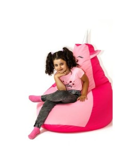 Puff GO GIFT Cor de Rosa Rosa Claro Oxford 105 x 80 cm