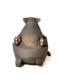 Puff GO GIFT Bronze Oxford Gato 130 x 90 cm