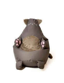 Puff GO GIFT Bronze Oxford Gato 130 x 90 cm