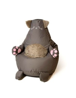 Puff GO GIFT Bronze Oxford Gato 130 x 90 cm