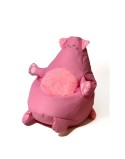 Puff GO GIFT Cor de Rosa Oxford Gato 105 x 80 cm