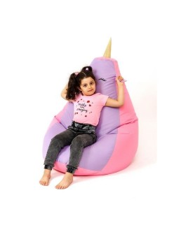 Pouf GO GIFT Rose Pourpre Oxford 105 x 80 cm