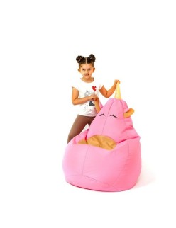 Puff GO GIFT Cor de Rosa Oxford 130 x 90 cm