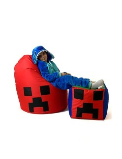 Puff GO GIFT Vermelho Oxford minecraft