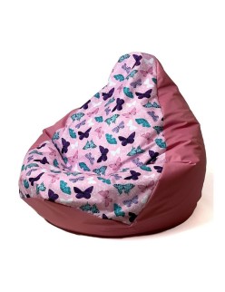 Puff GO GIFT Rosa-escuro 140 x 100 cm Peru