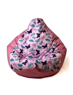 Pouffe GO GIFT Dark pink 140 x 100 cm Pear