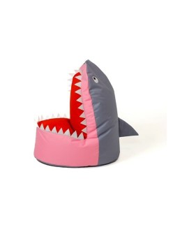 Puff GO GIFT Cinzento Cor de Rosa Oxford