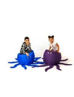 Puff GO GIFT Azul Oxford Polvo