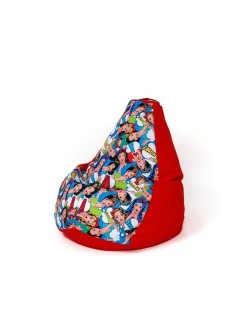 Puff GO GIFT Vermelho 130 x 90 cm Peru