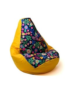 Puff GO GIFT Amarelo 140 x 100 cm Peru