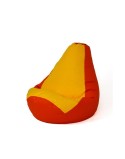 Puff GO GIFT Amarelo Vermelho 140 x 100 cm Peru