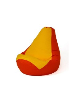 Puff GO GIFT Amarelo Vermelho 140 x 100 cm Peru