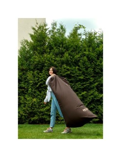 Pouffe GO GIFT Bronze Oxford tejido antidesgarros