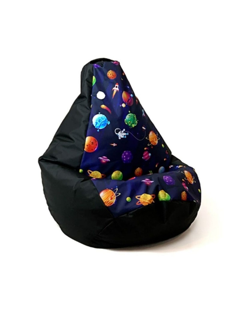 Puff GO GIFT Preto 130 x 90 cm Peru