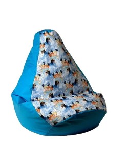 Puff GO GIFT Azul 105 x 80 cm Peru