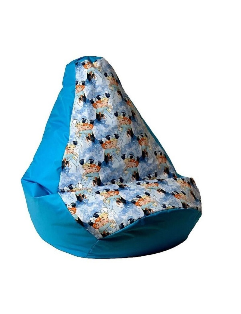 Puff GO GIFT Azul 105 x 80 cm Peru