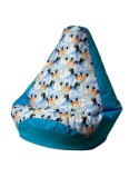 Puff GO GIFT Azul 105 x 80 cm Peru