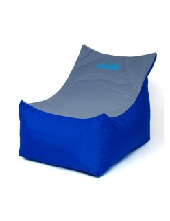 Puff GO GIFT Azul Cinzento Oxford tejido antidesgarros
