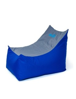 Puff GO GIFT Azul Cinzento Oxford tejido antidesgarros