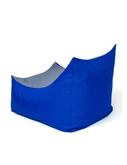 Puff GO GIFT Azul Cinzento Oxford tejido antidesgarros