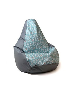 Puff GO GIFT Cinzento 130 x 90 cm Peru