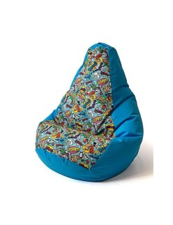 Puff GO GIFT Azul 130 x 90 cm Peru