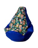 Puff GO GIFT Azul Oxford tejido antidesgarros La patrulla canina 140 x 100 cm