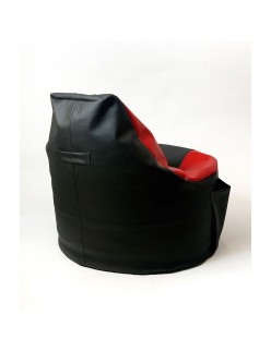 Puff GO GIFT Nero Rosso Crema Bronce Ecopelle 130 x 90 cm