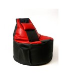 Puff GO GIFT Nero Rosso Crema Bronce Ecopelle 130 x 90 cm