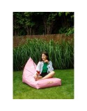 Puff GO GIFT Rosa Oxford tejido antidesgarros