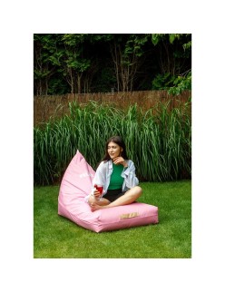 Puff GO GIFT Rosa Oxford tejido antidesgarros