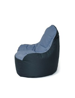 Pouffe GO GIFT Grey Graphite Oxford tejido antidesgarros