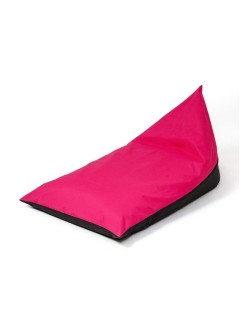 Puff GO GIFT Preto Cor de Rosa Oxford tejido antidesgarros
