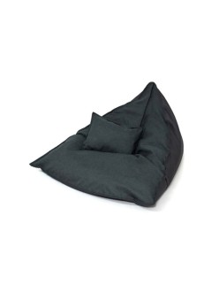 Puff GO GIFT Cinzento Oxford tejido antidesgarros