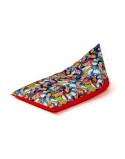 Puff GO GIFT Rojo Oxford tejido antidesgarros