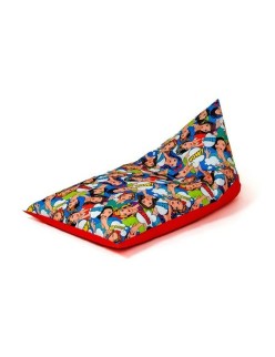 Puff GO GIFT Rojo Oxford tejido antidesgarros