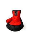 Puff GO GIFT Preto Vermelho Oxford Luva de boxe
