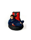 Puff GO GIFT Preto Vermelho Oxford Luva de boxe
