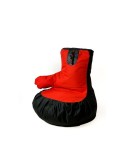Puff GO GIFT Preto Vermelho Oxford Luva de boxe