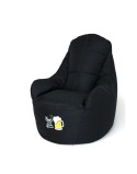 Puff GO GIFT Negro Oxford tejido antidesgarros