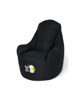 Puff GO GIFT Preto Oxford tejido antidesgarros