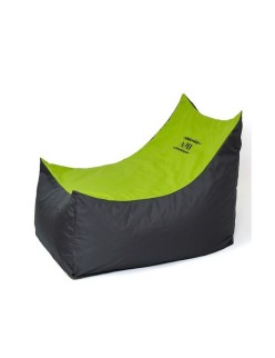 Puff GO GIFT Preto Verde Oxford tejido antidesgarros