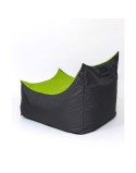 Puff GO GIFT Preto Verde Oxford tejido antidesgarros