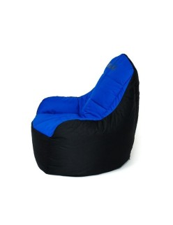 Puff GO GIFT Azul Preto Oxford tejido antidesgarros