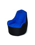 Puff GO GIFT Azul Negro Oxford tejido antidesgarros