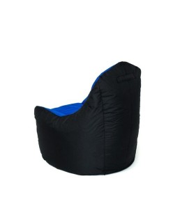 Puff GO GIFT Azul Negro Oxford tejido antidesgarros