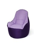 Puff GO GIFT Roxo Violeta Oxford tejido antidesgarros