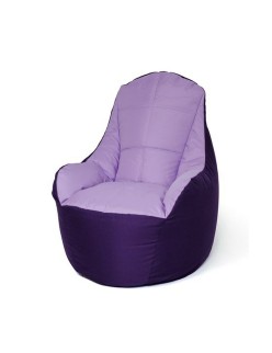 Puff GO GIFT Roxo Violeta Oxford tejido antidesgarros