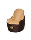 Puff GO GIFT Bege Bronze Oxford tejido antidesgarros