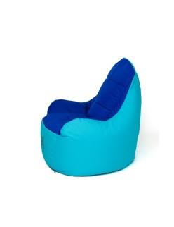 Puff GO GIFT Azul Oxford tejido antidesgarros